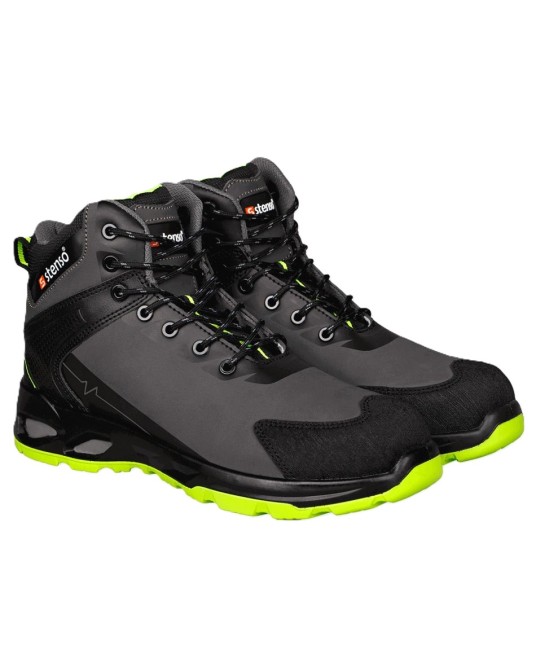 Bocanci O2 fara bombeu, rezistenti la umezeala, negru-verde