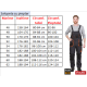 Salopeta cu pieptar tercot For Eco 260g/m2, negru si portocaliu Salopeta cu pieptar tercot For Eco 260g/m2, negru si portocaliu