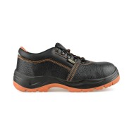 Pantofi de protectie S3 Viper, bombeu si lamela metalica, talpa portocalie