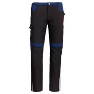 Pantaloni softshell, negru-bleumarin