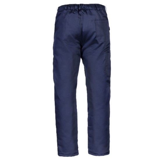 Pantaloni vatuiti bumbac, bleumarin