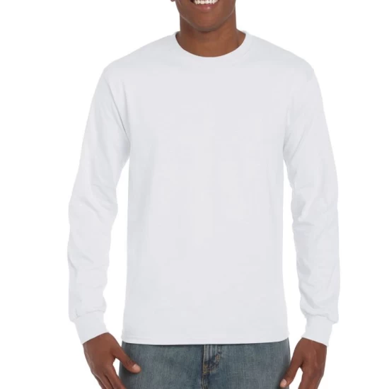 Bluza groasa cu maneca lunga, 203g/m2 alb Bluza groasa cu maneca lunga, 203g/m2 alb