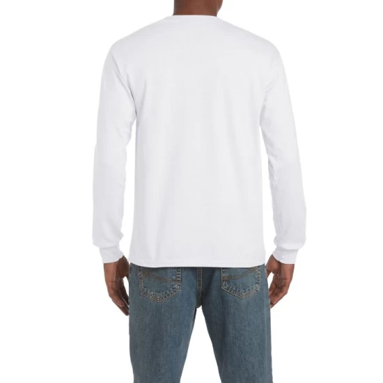Bluza groasa cu maneca lunga, 203g/m2 alb Bluza groasa cu maneca lunga, 203g/m2 alb