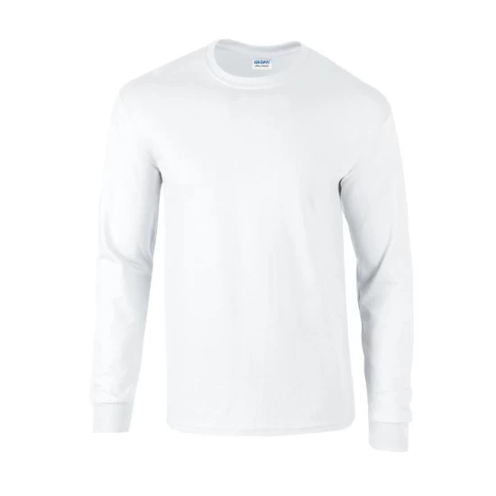 Bluza groasa cu maneca lunga, 203g/m2 alb Bluza groasa cu maneca lunga, 203g/m2 alb