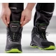 Bocanci de protectie S3S SR, bombeu fibre de sticla si lamela antiperforatie Kevlar, Negru-verde Bocanci de protectie S3S SR, bombeu fibre de sticla si lamela antiperforatie Kevlar, Negru-verde