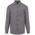 Camasa cu maneca lunga Oxford, cu buzunar, 135 g/mp, Gri inchis