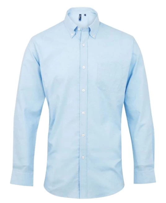 Camasa Oxford cu maneca lunga, 135g/mp Premier 234, Albastru deschis Camasa Oxford cu maneca lunga, 135g/mp Premier 234, Albastru deschis