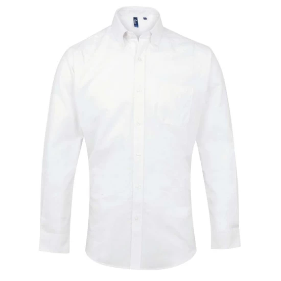 Camasa Oxford cu maneca lunga, 135g/mp Premier 234, Alb Camasa Oxford cu maneca lunga, 135g/mp Premier 234, Alb