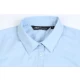 Camasa femei cu maneca lunga, model slim fit si guler apretat, Albastru deschis Camasa femei cu maneca lunga, model slim fit si guler apretat, Albastru deschis