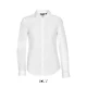 Camasa femei cu maneca lunga, model slim fit si guler apretat, Alb Camasa femei cu maneca lunga, model slim fit si guler apretat, Alb