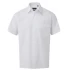Camasa cu maneca scurta de barbati, croi ajustat, 105 g/mp, Alb