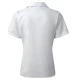 Camasa cu maneca scurta de femei, slim fit, 105 g/mp, Alb Camasa cu maneca scurta de femei, slim fit, 105 g/mp, Alb