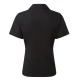 Camasa cu maneca scurta de femei, slim fit, 105 g/mp, Negru Camasa cu maneca scurta de femei, slim fit, 105 g/mp, Negru