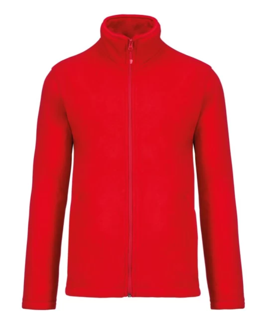 Jacheta fleece barbati, Kariban 300g/m2, Rosu Jacheta fleece barbati, Kariban 300g/m2, Rosu