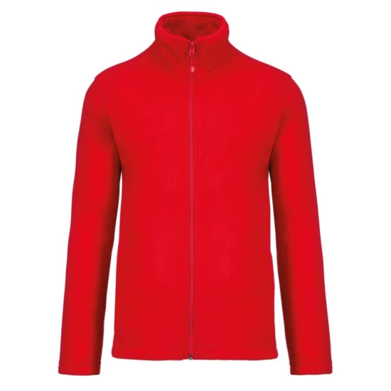 Jacheta fleece barbati, Kariban 300g/m2, Rosu Jacheta fleece barbati, Kariban 300g/m2, Rosu