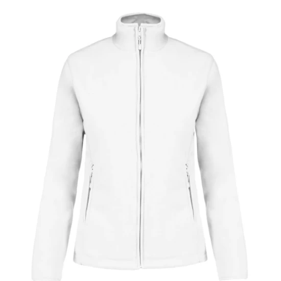 Jacheta fleece femei, Kariban 280g/m2, Alb Jacheta fleece femei, Kariban 280g/m2, Alb