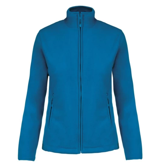 Jacheta fleece femei, Kariban 280g/m2, Albastru tropical Jacheta fleece femei, Kariban 280g/m2, Albastru tropical