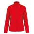 Jacheta fleece femei, Kariban 280g/m2, Rosu
