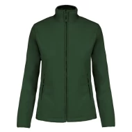 Jacheta fleece femei, Kariban 280g/m2, Verde inchis