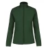 Jacheta fleece femei, Kariban 280g/m2, Verde inchis
