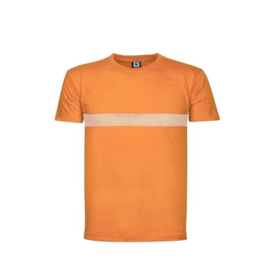 Tricou bumbac cu banda reflectorizanta, portocaliu Tricou bumbac cu banda reflectorizanta, portocaliu