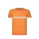 Tricou bumbac cu banda reflectorizanta, portocaliu Tricou bumbac cu banda reflectorizanta, portocaliu