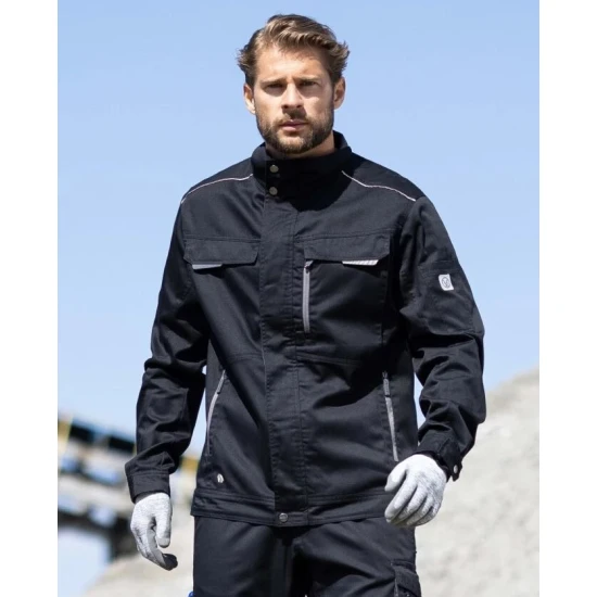 Jacheta de lucru vara calitate excelenta, tercot 200g/m2, Summer, Negru