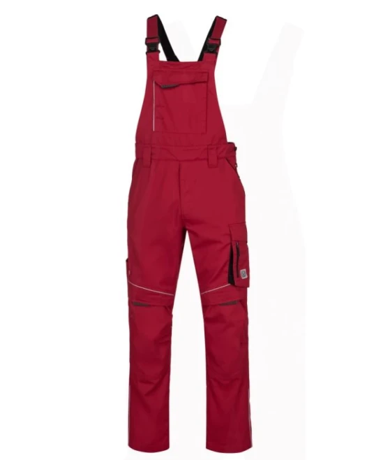 Salopeta de vara cu pieptar, calitate excelenta, tercot 200g/m2, Summer, Rosu