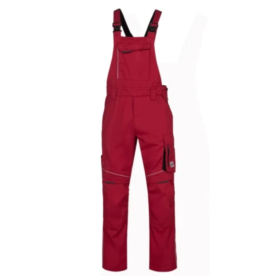 Salopeta de vara cu pieptar, calitate excelenta, tercot 200g/m2, Summer, Rosu