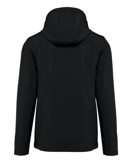 Softshell cu maneci detasabile si gluga, Negru Softshell cu maneci detasabile si gluga, Negru
