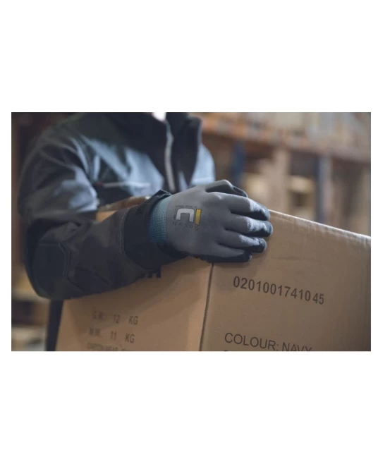 NYROCA MAXIM Manusi imersate fara cusatura din nylon/lycra, gri/negru