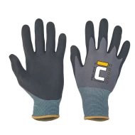 NYROCA MAXIM Manusi imersate fara cusatura din nylon/lycra, gri/negru