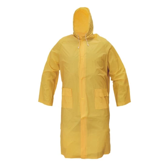 Pelerina de ploaie PVC galbena Pelerina de ploaie PVC galbena