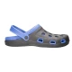 Saboti PVC, talpa antialunecare, negru-albastru Saboti PVC, talpa antialunecare, negru-albastru