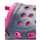 Saboti PVC, talpa antialunecare, gri-roz Saboti PVC, talpa antialunecare, gri-roz