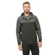 Softshell unisex bicolor, cu gluga, Bleumarin-albastru regal Softshell unisex bicolor, cu gluga, Bleumarin-albastru regal
