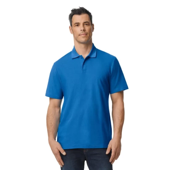Tricou polo bumbac, Gildan 177g/m2, Albastru regal Tricou polo bumbac, Gildan 177g/m2, Albastru regal