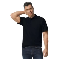 Tricou polo bumbac, Gildan 177g/m2, Negru Tricou polo bumbac, Gildan 177g/m2, Negru