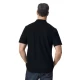 Tricou polo bumbac, Gildan 177g/m2, Negru Tricou polo bumbac, Gildan 177g/m2, Negru