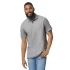 Tricou polo bumbac, Gildan 177g/m2, Gri