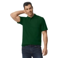 Tricou polo bumbac, Gildan 177g/m2, Verde inchis