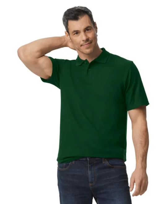 Tricou polo bumbac, Gildan 177g/m2, Verde inchis Tricou polo bumbac, Gildan 177g/m2, Verde inchis
