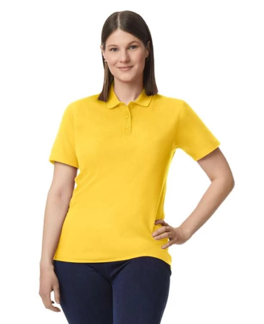 Tricou polo  femei,  Gildan 177g/mp, Galben Tricou polo  femei,  Gildan 177g/mp, Galben