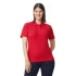 Tricou polo  femei,  Gildan 177g/mp, Rosu