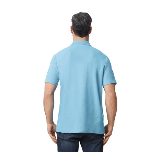 Tricou polo bumbac, Gildan 177g/m2, Albastru deschis Tricou polo bumbac, Gildan 177g/m2, Albastru deschis