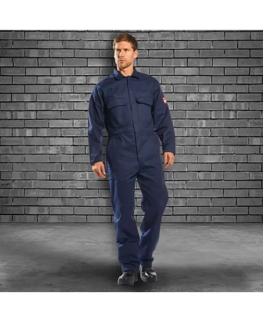 Combinezon de protectie ignifug, 330g/m2 [BIZ1] Albastru