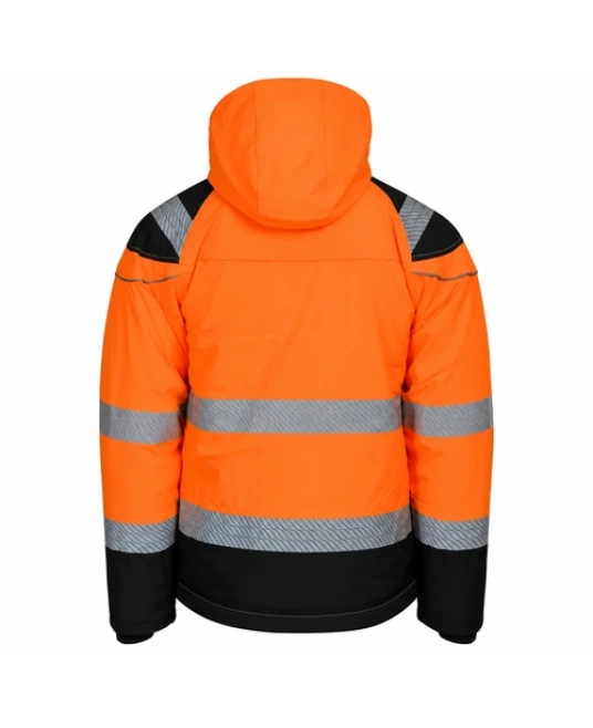 Jacheta softshell de iarna HiVis, portocaliu-negru