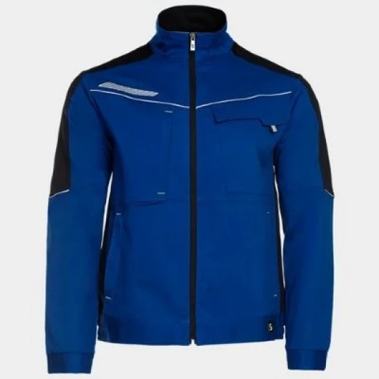 Jacheta de lucru bumbac si elastan, 270g/m2, albastru-negru