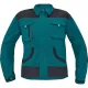 Jacheta de lucru Carl, tercot 235g/mp, verde / negru Jacheta de lucru Carl, tercot 235g/mp, verde / negru