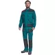 Jacheta de lucru Carl, tercot 235g/mp, verde / negru Jacheta de lucru Carl, tercot 235g/mp, verde / negru